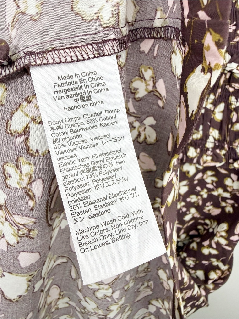Madewell Smocked Sleeveless Midi Dress Carissa Print Size 6 - Picture 6 of 9